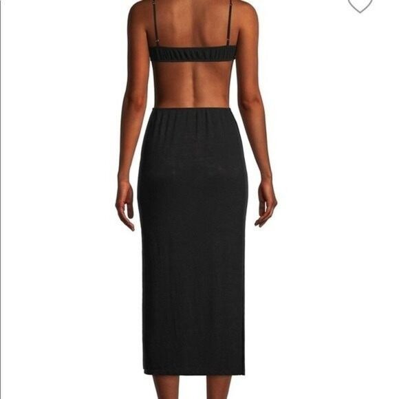 WeWoreWhat Womens Size Medium Ruched Cutout Maxi Coverup Dress - Picture 3 of 10